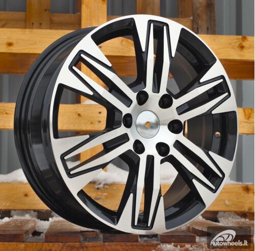 Ratlankis R17x6.5  6X120  ET  50  74.5  IN3606F  Black Polished (MB)  For FORD  (K8)  (HYBRID FORGED (max 1200kg))