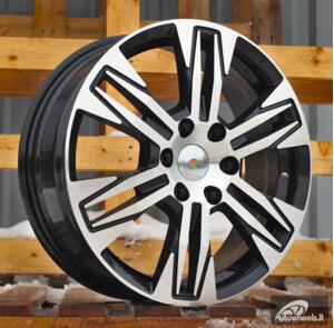 Ratlankis R17x6.5  6X120  ET  50  74.5  IN3606F  Black Polished (MB)  For FORD  (K8)  (HYBRID FORGED (max 1200kg))