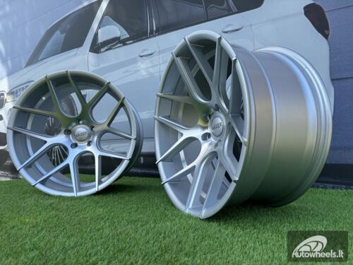 Ratlankis R20x9  5X120  ET  30  72.6  SSA03  (HX022)  Polished Silver Half Matt (MSHM)  For HAXER  (Z1)  (Rear+Front)