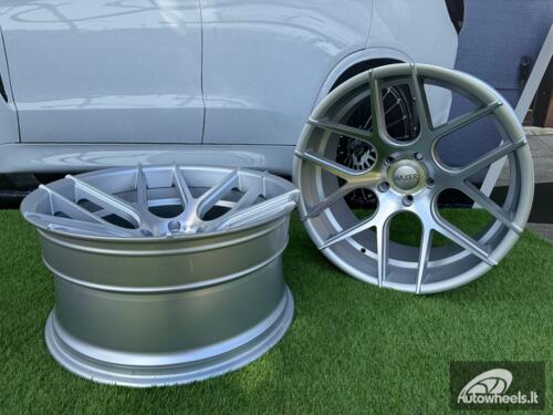 Ratlankis R20x9  5X120  ET  30  72.6  SSA03  (HX022)  Polished Silver Half Matt (MSHM)  For HAXER  (Z1)  (Rear+Front)
