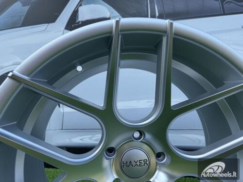 Ratlankis R20x9  5X120  ET  30  72.6  SSA03  (HX022)  Polished Silver Half Matt (MSHM)  For HAXER  (Z1)  (Rear+Front)