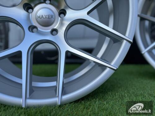 Ratlankis R20x9  5X120  ET  30  72.6  SSA03  (HX022)  Polished Silver Half Matt (MSHM)  For HAXER  (Z1)  (Rear+Front)