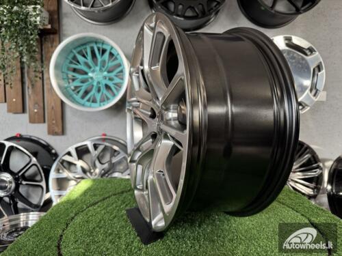 Ratlankis R20x8  5X127  ET  50.8  71.5  BK568  (INFR670)  Hyper Black (HB)  For JEEP  (Z7)