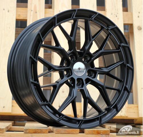 Ratlankis R18x8  5X108  ET  40  67.1  FBX384  Black Half Matt (BLHM)  For RACIN  (Z7)  (HYBRID FORGED)