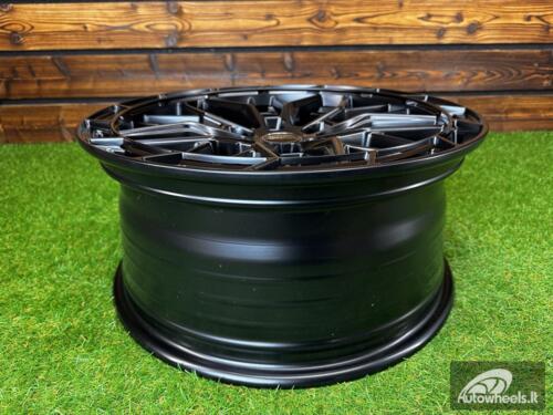 Ratlankis R18x8  5X108  ET  40  67.1  FBX384  Black Half Matt (BLHM)  For RACIN  (Z7)  (HYBRID FORGED)