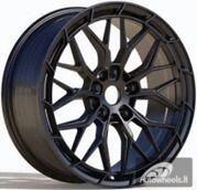Ratlankis R18x8  5X108  ET  40  67.1  FBX384  Black Half Matt (BLHM)  For RACIN  (Z7)  (HYBRID FORGED)