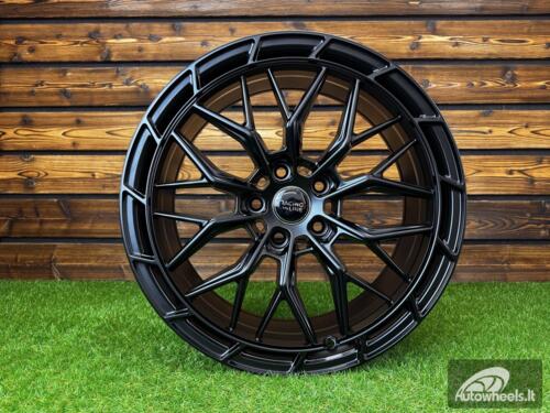 Ratlankis R18x8  5X114.3  ET  40  67.1  FBX384  Black Half Matt (BLHM)  For RACIN  (Z7)  (HYBRID FORGED)