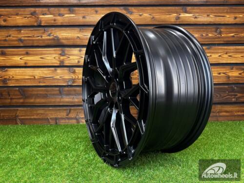 Ratlankis R18x8  5X114.3  ET  40  67.1  FBX384  Black Half Matt (BLHM)  For RACIN  (Z7)  (HYBRID FORGED)