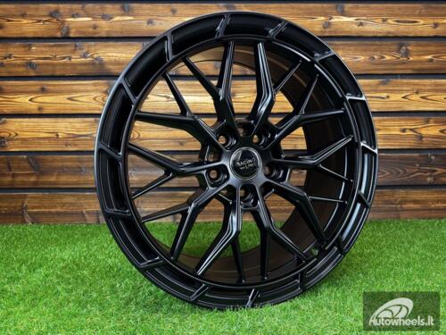 Ratlankis R18x8  5X120  ET  35  72.6  FBX384  Black Half Matt (BLHM)  For RACIN  (Z7)  (HYBRID FORGED)
