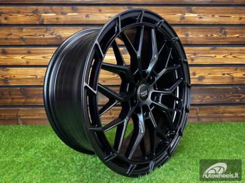 Ratlankis R18x8  5X120  ET  35  72.6  FBX384  Black Half Matt (BLHM)  For RACIN  (Z7)  (HYBRID FORGED)