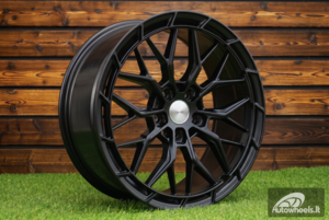 Ratlankis R18x8  5X120  ET  35  72.6  FBX384  Black Half Matt (BLHM)  For RACIN  (Z7)  (HYBRID FORGED)