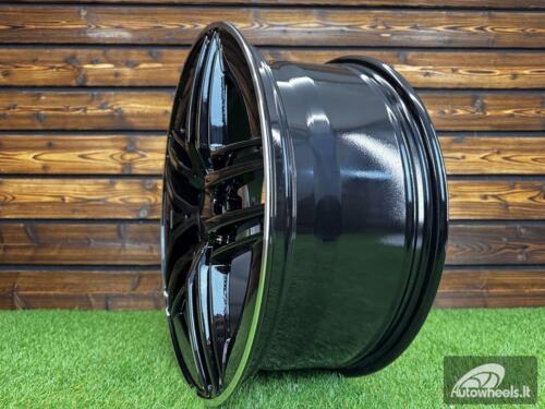Ratlankis R19x8  5X112  ET  52  66.6  IN3517F  Black+Polished Lip (BLPL)  For MER  (Z7)  (HYBRID FORGED V-Class/Vito (max 1075kg))