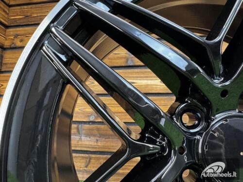 Ratlankis R19x8  5X112  ET  52  66.6  IN3517F  Black+Polished Lip (BLPL)  For MER  (Z7)  (HYBRID FORGED V-Class/Vito (max 1075kg))