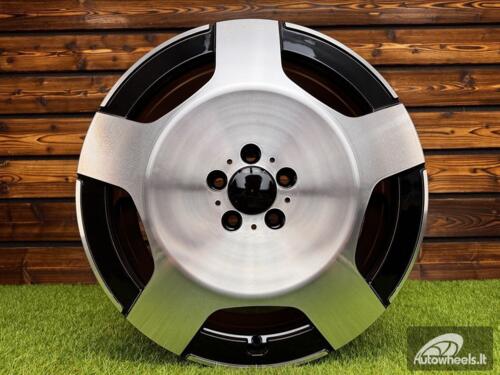 Ratlankis R19x8  5X112  ET  52  66.6  IN3518F  Black Polished (MB)  For MER  (K8)  (HYBRID FORGED V-Class/Vito (max 1075kg))