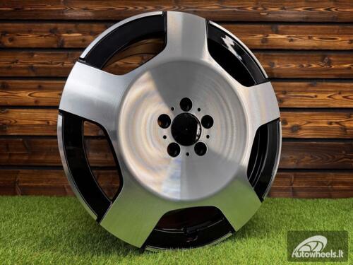 Ratlankis R19x8  5X112  ET  52  66.6  IN3518F  Black Polished (MB)  For MER  (K8)  (HYBRID FORGED V-Class/Vito (max 1075kg))