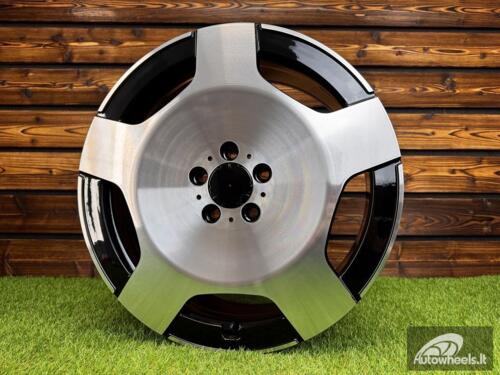 Ratlankis R19x8  5X112  ET  52  66.6  IN3518F  Black Polished (MB)  For MER  (K8)  (HYBRID FORGED V-Class/Vito (max 1075kg))