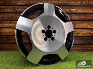 Ratlankis R19x8  5X112  ET  52  66.6  IN3518F  Black Polished (MB)  For MER  (K8)  (HYBRID FORGED V-Class/Vito (max 1075kg))