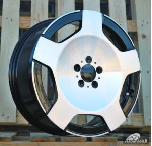 Ratlankis R19x8  5X112  ET  52  66.6  IN3518F  Black Polished (MB)  For MER  (Z5+M)  (HYBRID FORGED V-Class/Vito (max 1075kg))