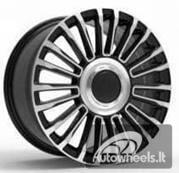 Ratlankis R18x8  10X112/120  ET  42  72.6  REW018  Black Polished (MB)  For RACIN  (Z7)  (HYBRID FORGED Mansory Style)