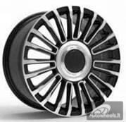 Ratlankis R18x8  10X112/120  ET  42  72.6  REW018  Black Polished (MB)  For RACIN  (Z7)  (HYBRID FORGED Mansory Style)