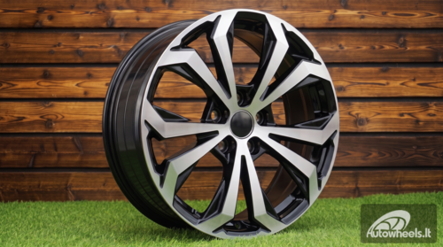 Ratlankis R18x7  5X114.3  ET  35  60.1  Y1133  (FBX247)  Black Polished (MB)  For TOYOT  (Z7)  (HYBRID FORGED New RAV-4)