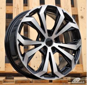 Ratlankis R18x7  5X114.3  ET  35  60.1  Y1133  (FBX247)  Black Polished (MB)  For TOYOT  (Z7)  (HYBRID FORGED New RAV-4)