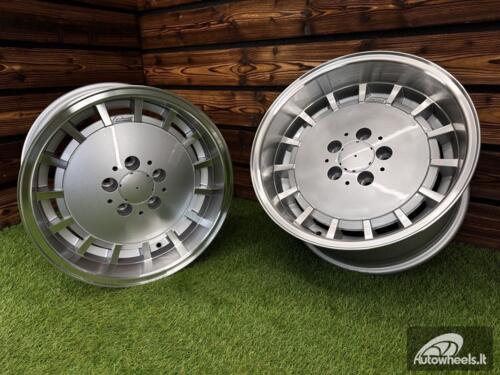 Ratlankis R16x9  5X112  ET  10  66.6  SW355  Silver+Polished Lip (SP)  For MER  (P1)  (Rear+Front)