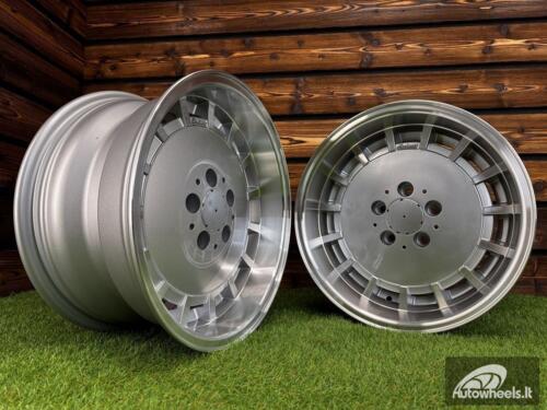 Ratlankis R16x9  5X112  ET  10  66.6  SW355  Silver+Polished Lip (SP)  For MER  (P1)  (Rear+Front)
