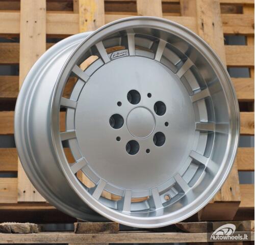 Ratlankis R16x9  5X112  ET  10  66.6  SW355  Silver+Polished Lip (SP)  For MER  (P1)  (Rear+Front)
