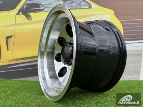 Ratlankis R16x10  5X139.7  ET  M48  110.1  BY997  Black Polished (MB)  For 4X4  (Z2)
 AKC