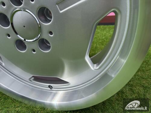 Ratlankis R17x8  5X112  ET  33  66.6  BK632  Silver+Polished Lip (SP)  For MER  (R)  (MONOBLOCK Style) AKC