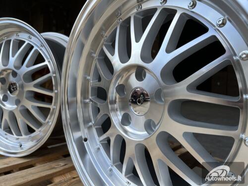 Ratlankis R18x8  5X112  ET  35  66.5  A1025  Polished Silver (MS)  For RACIN  (P)  (Rear+Front Style BBS) AKC