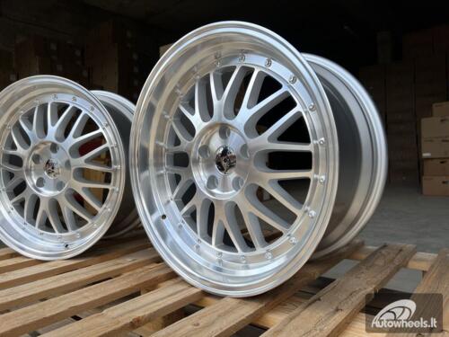 Ratlankis R18x8  5X112  ET  35  66.5  A1025  Polished Silver (MS)  For RACIN  (P)  (Rear+Front Style BBS) AKC
