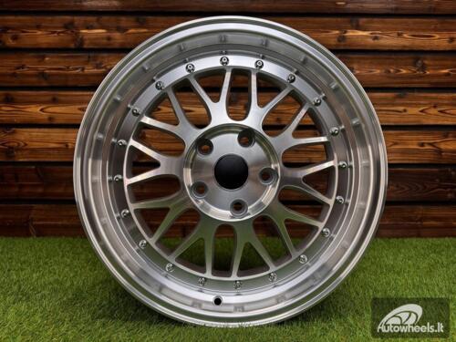Ratlankis R18x8  5X112  ET  35  66.5  A1025  Polished Silver (MS)  For RACIN  (P)  (Rear+Front Style BBS) AKC