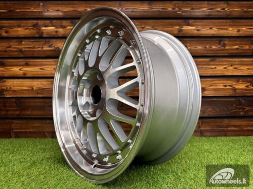 Ratlankis R18x8  5X112  ET  35  66.5  A1025  Polished Silver (MS)  For RACIN  (P)  (Rear+Front Style BBS) AKC