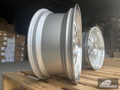 Ratlankis R18x9  5X112  ET  35  66.5  A1025  Polished Silver (MS)  For RACIN  (K7+P)  (Rear+Front Style BBS) AKC