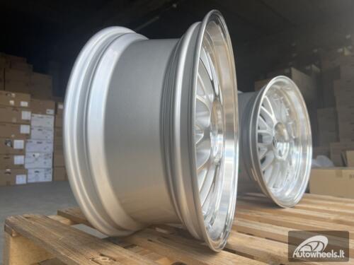 Ratlankis R18x9  5X112  ET  35  66.5  A1025  Polished Silver (MS)  For RACIN  (K7+P)  (Rear+Front Style BBS) AKC