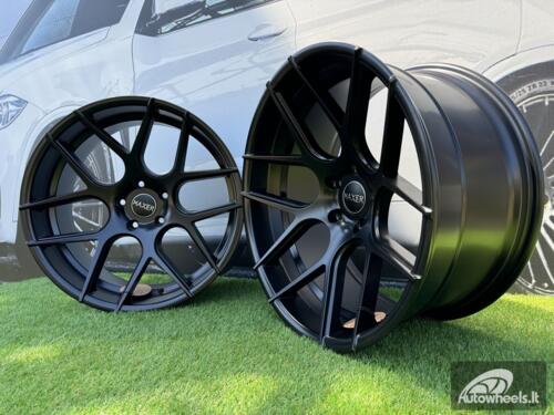 Ratlankis R20x9  5X120  ET  15  74.1  SSA03  (HX022)  Black Half Matt (BLHM)  For HAXER  (Z1)  (Rear+Front) AKC