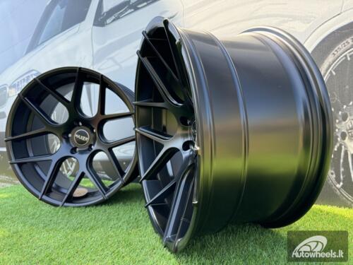 Ratlankis R20x9  5X120  ET  15  74.1  SSA03  (HX022)  Black Half Matt (BLHM)  For HAXER  (Z1)  (Rear+Front) AKC