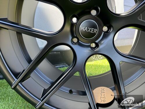 Ratlankis R20x9  5X120  ET  15  74.1  SSA03  (HX022)  Black Half Matt (BLHM)  For HAXER  (Z1)  (Rear+Front) AKC