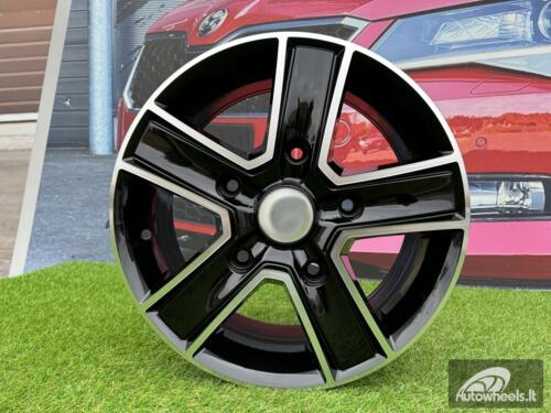 Ratlankis R16x6.5  5X130  ET  50  89.1  BK473  Black Polished (MB)  For MER  (K4+D4)  (max 1250kg) AKC