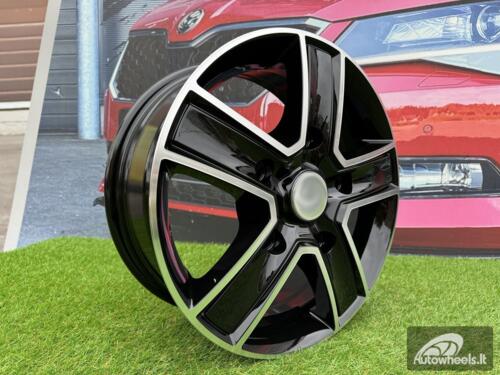 Ratlankis R16x6.5  5X130  ET  50  89.1  BK473  Black Polished (MB)  For MER  (K4+D4)  (max 1250kg) AKC