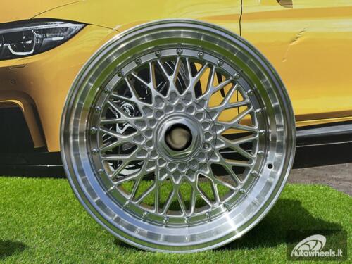 Ratlankis R18x8  10X112/120  ET  20  74.1  BY479  (XF135)  Silver+Polished Lip (SP)  For RACIN  (K4+P1)  (BBS Style Front+Rear) AKC