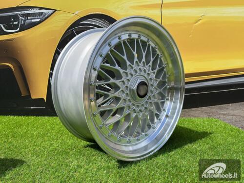 Ratlankis R18x8  10X112/120  ET  20  74.1  BY479  (XF135)  Silver+Polished Lip (SP)  For RACIN  (K4+P1)  (BBS Style Front+Rear) AKC