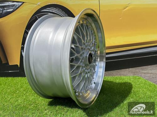 Ratlankis R18x8  10X112/120  ET  20  74.1  BY479  (XF135)  Silver+Polished Lip (SP)  For RACIN  (K4+P1)  (BBS Style Front+Rear) AKC