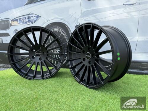Ratlankis R20x8.5 5X112 ET 25 66.6 A1227 (HX010) Black Matt (BM) For HAXER (P) (Rear+Front (NEW CAP) AKC
