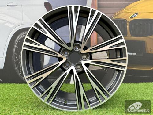 Ratlankis R20x9  5X112  ET30  66.5  B1424  (FBX045)  Grey Polished For AUD AKC