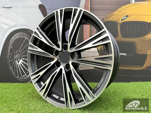 Ratlankis R20x9  5X112  ET30  66.5  B1424  (FBX045)  Grey Polished For AUD AKC