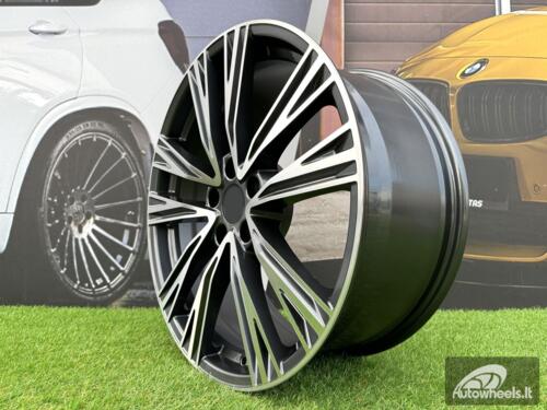 Ratlankis R20x9  5X112  ET30  66.5  B1424  (FBX045)  Grey Polished For AUD AKC