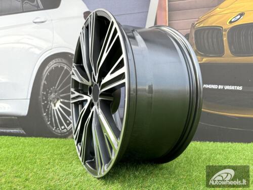 Ratlankis R20x9  5X112  ET30  66.5  B1424  (FBX045)  Grey Polished For AUD AKC
